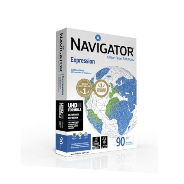 Ramette papier a4 navigator 90g blanc grade A